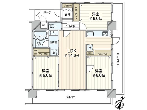 ワコーレステーションプラザ兵庫 間取図(平面図)