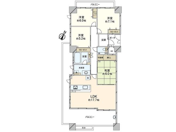 神戸海岸通ハーバーフラッツ 8番館 間取図(平面図) 神戸海岸通ハーバーフラッツ 8番館 間取図(平面図)