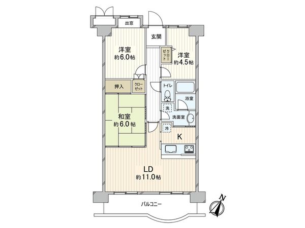 グラン・フェルティ神戸青谷 間取図(平面図) グラン・フェルティ神戸青谷 間取図(平面図)