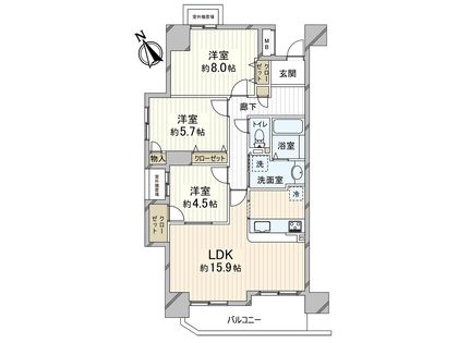 間取図(平面図) 間取図(平面図)