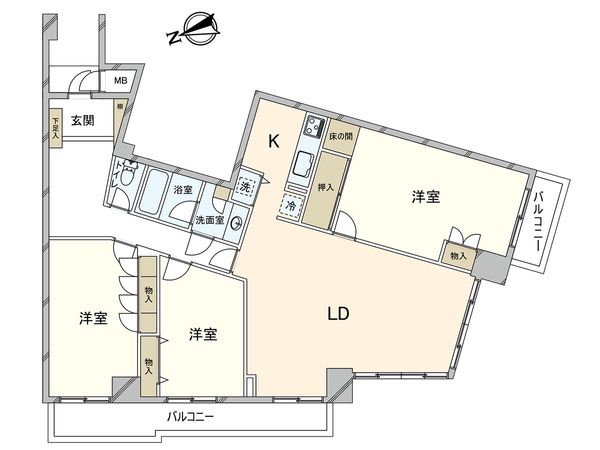 サンヴェール垂水星ケ丘 間取図(平面図) サンヴェール垂水星ケ丘 間取図(平面図)