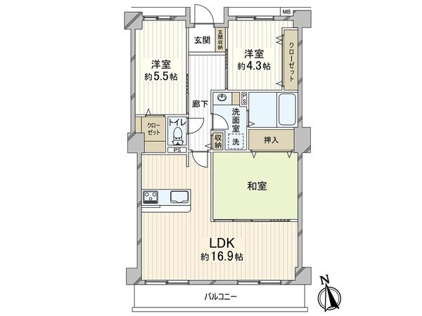 KAVC・コルポラレアルス 間取図(平面図)