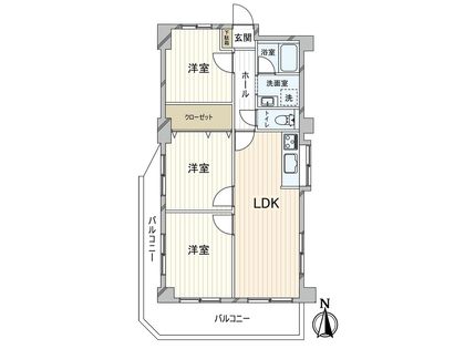 エクセル大塚 間取図(平面図)