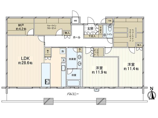 ディーグラフォート神戸三宮タワー 間取図(平面図)