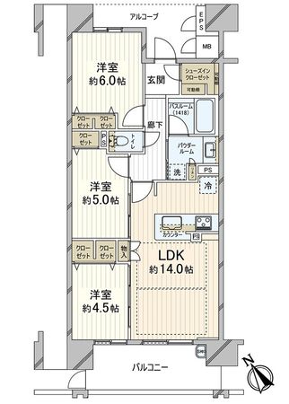 プレサンスロジェ須磨妙法寺桜の杜WEST HILLS 間取図(平面図) プレサンスロジェ須磨妙法寺桜の杜WEST HILLS 間取図(平面図)