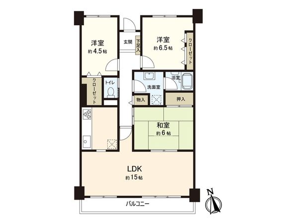 KAVC・コルポラレアルス 間取図(平面図)