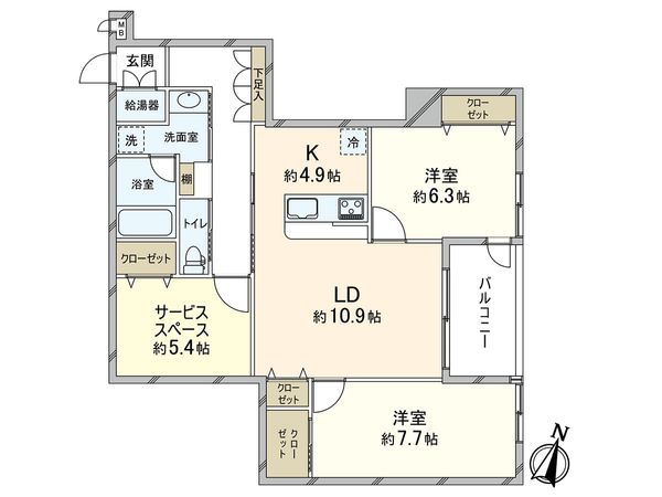 新神戸アパートメント 間取図(平面図) 新神戸アパートメント 間取図(平面図)