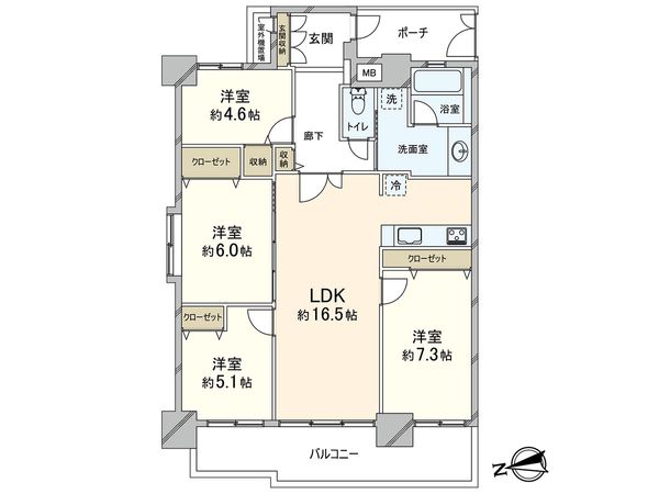 コムーネ北野EAST 庭 コムーネ北野EAST 庭