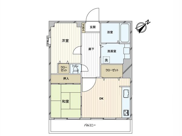 ビバーチェ長田 間取図