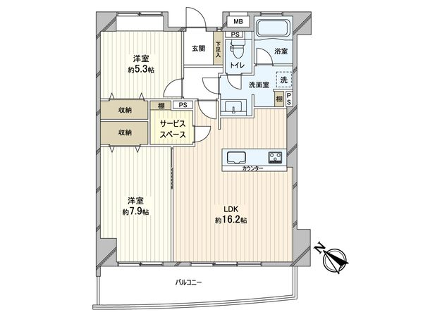 プレノ長田 間取図(平面図)