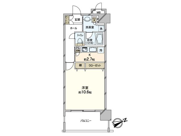 KAISEI新神戸 間取図(平面図)