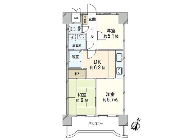 グランドプラザ御崎公園 間取図(平面図) グランドプラザ御崎公園 間取図(平面図)