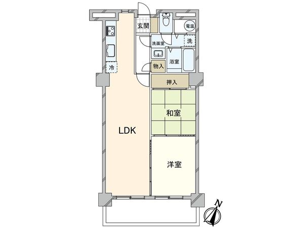 湊川パークハイツ 間取図(平面図) 湊川パークハイツ 間取図(平面図)