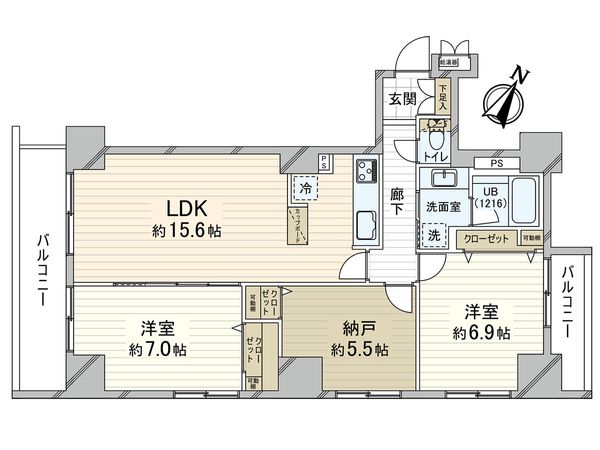 ローレル相楽園 間取図(平面図) ローレル相楽園 間取図(平面図)