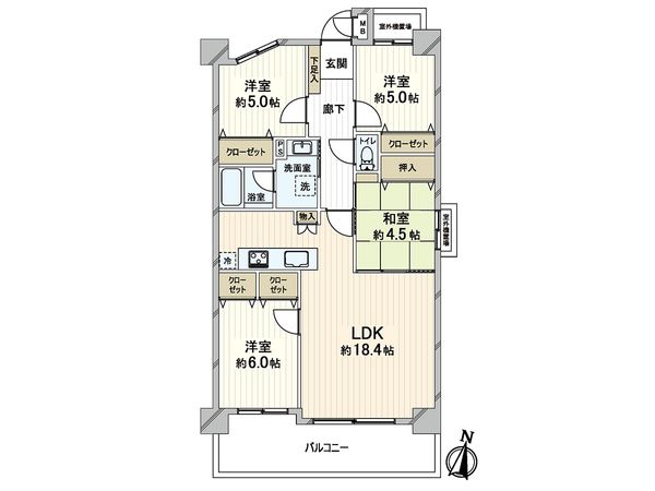 ダイアパレス三宮エスタシオ 間取図(平面図) ダイアパレス三宮エスタシオ 間取図(平面図)
