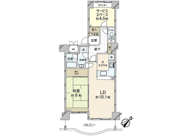 高取台ロイヤルマンション 間取図(平面図) 高取台ロイヤルマンション 間取図(平面図)