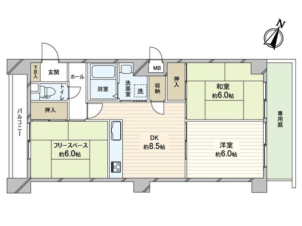 シャトラン・グリーン・パーク 間取図(平面図) シャトラン・グリーン・パーク 間取図(平面図)