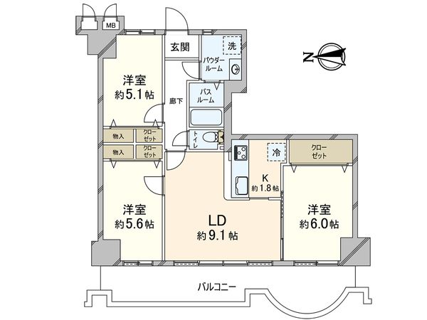 間取図(平面図)