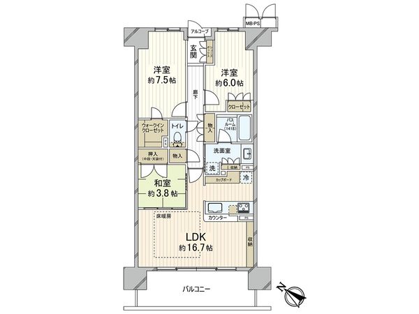 間取図(平面図)