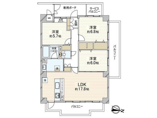 間取図(平面図)