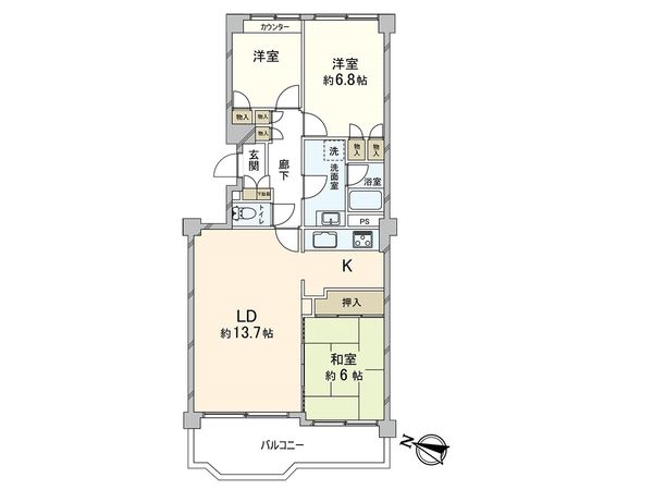 間取図(平面図)