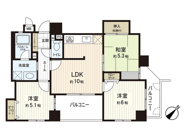 間取図(平面図)