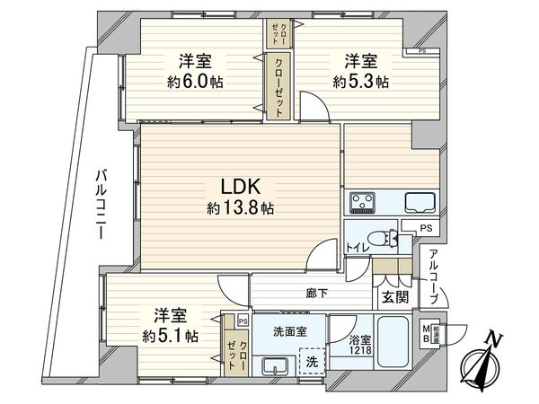 間取図(平面図)