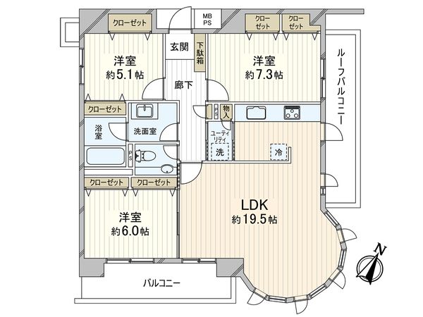 コスモシティ三宮東 間取図(平面図) コスモシティ三宮東 間取図(平面図)