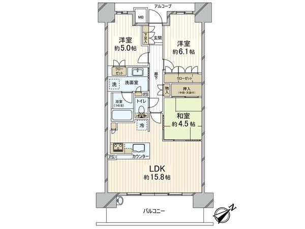 パークホームズ神戸ザレジデンス 間取図(平面図) パークホームズ神戸ザレジデンス 間取図(平面図)