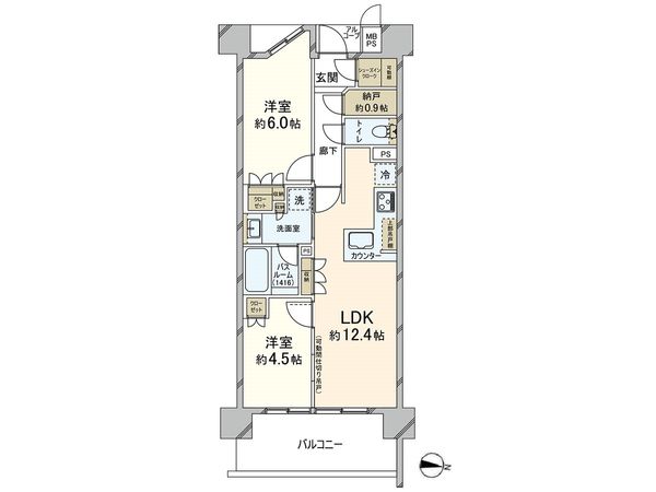 ワコーレシティ神戸元町 間取図(平面図) ワコーレシティ神戸元町 間取図(平面図)