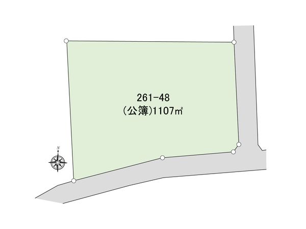 湯河原町宮上 土地 区画図