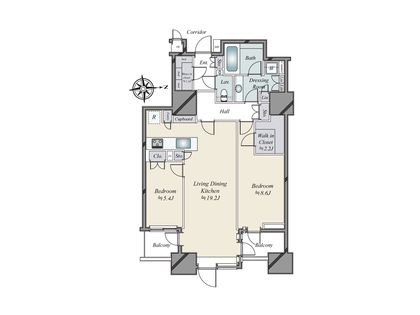 三田ガーデンヒルズ イーストヒル 間取図(平面図)