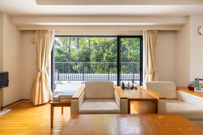 東急ドエルプレステージ赤坂氷川町 リビング