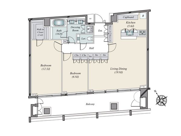 虎ノ門ヒルズレジデンス 間取図(平面図) 虎ノ門ヒルズレジデンス 間取図(平面図)