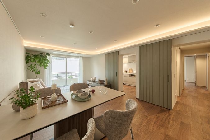 ファミリオン元麻布 リビング