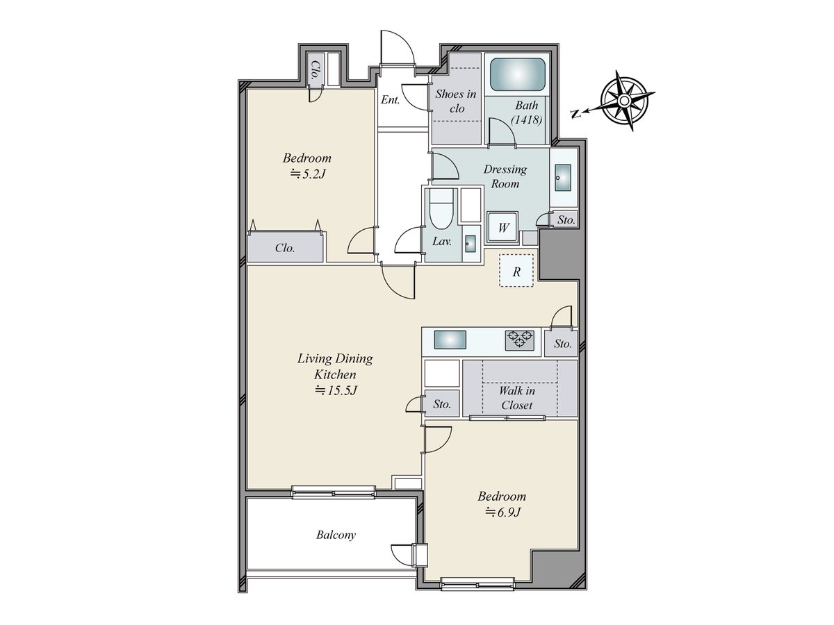 間取図(平面図)