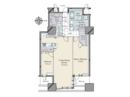 三田ガーデンヒルズ イーストヒル 間取図(平面図)