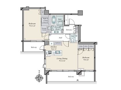 間取図(平面図)