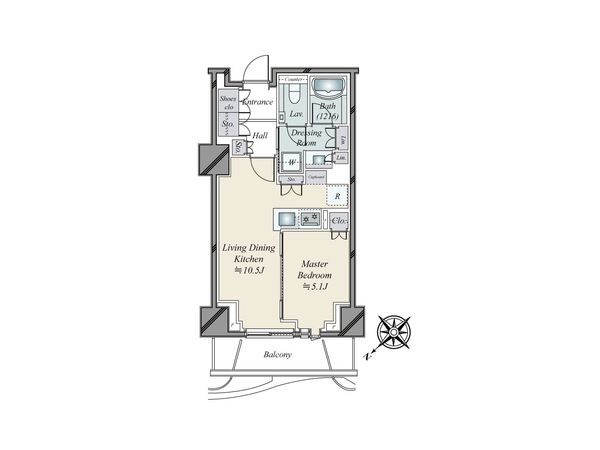 パークコート神宮北参道ザタワー 間取図(平面図) パークコート神宮北参道ザタワー 間取図(平面図)
