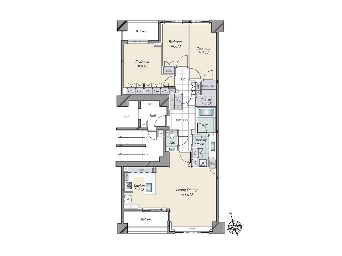 間取図(平面図)