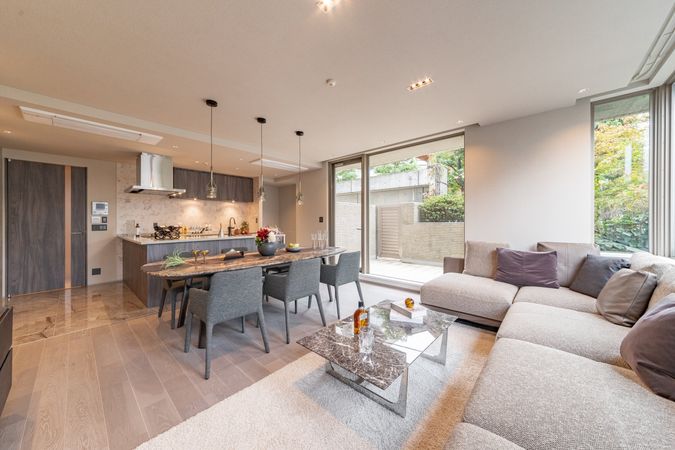 フォレセーヌ池田山公園 リビング リビング