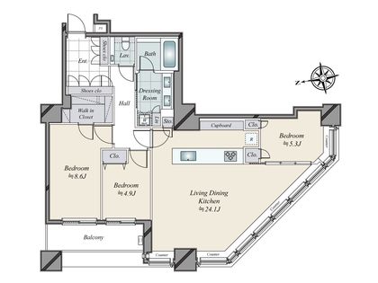 間取図(平面図) 間取図(平面図)