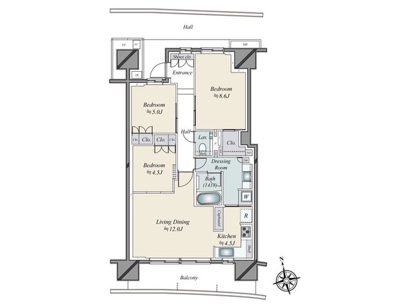間取図(平面図)