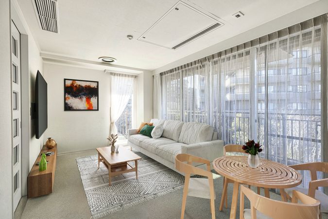 広尾ガーデンヒルズ イーストヒルA棟 リビング