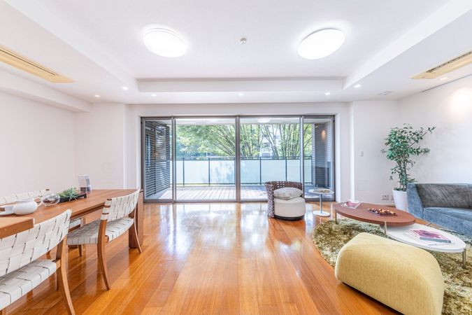 広尾ガーデンフォレスト B棟 リビング リビング