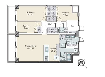 間取図(平面図) 間取図(平面図)