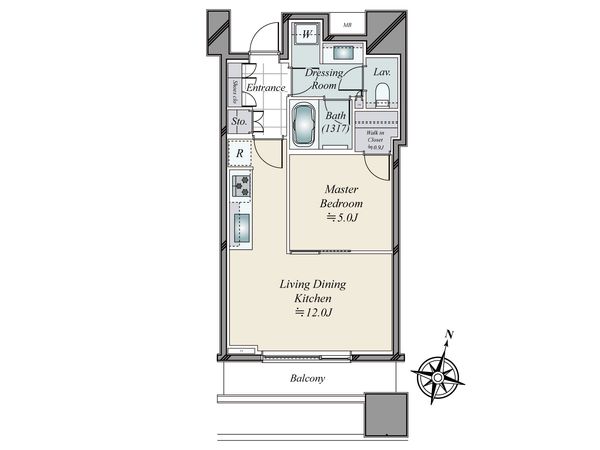 パークコート渋谷ザタワー 間取図(平面図)
