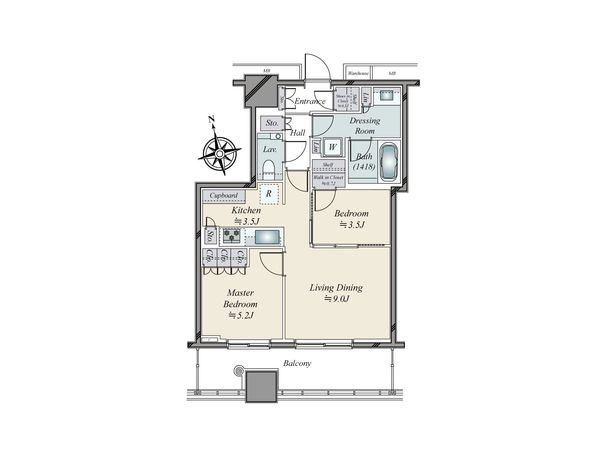 WORLD TOWER RESIDENCE 間取図(平面図)