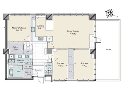 間取図(平面図)