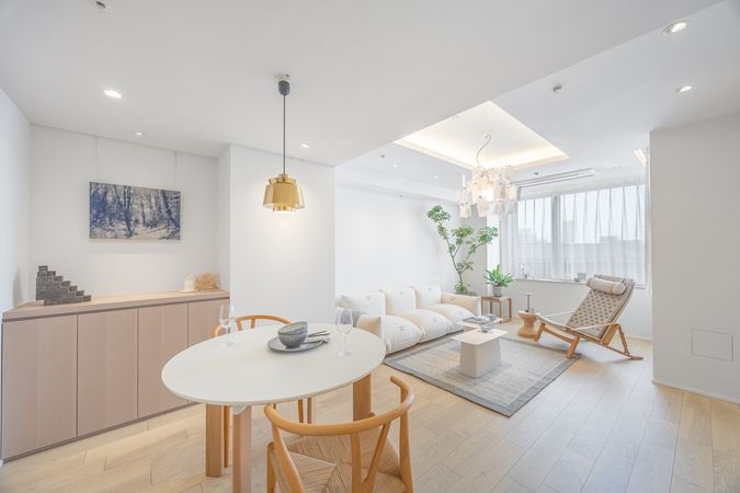 広尾ガーデンフォレスト A棟 リビング